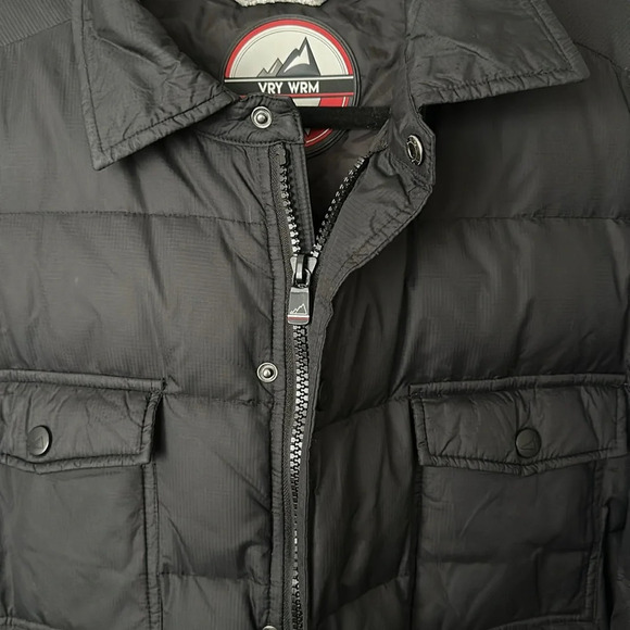 VRY WRM Insulated Down Puffer Coat Black Casual Quilted, Size XXL - Picture 9 of 16